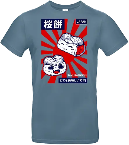 SAKURAMOCHI  - sakura, sakuramochi, sakura mochi, mochi, japan, japanese, japanese food, asia, cute, kawaii - Standard T-Shirt