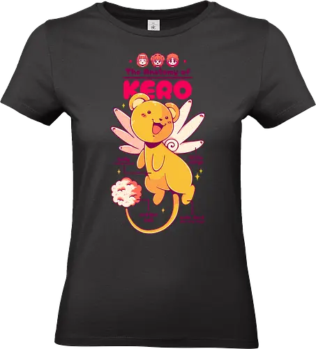 THE ANATOMY OF KERO - anime, manga, fanart, cute, kawaii, kero, sakura card captor, card captor sakura, clamp - Standard T-Shirt (Frauen)