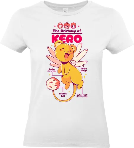 THE ANATOMY OF KERO - anime, manga, fanart, cute, kawaii, kero, sakura card captor, card captor sakura, clamp - Standard T-Shirt (Frauen)
