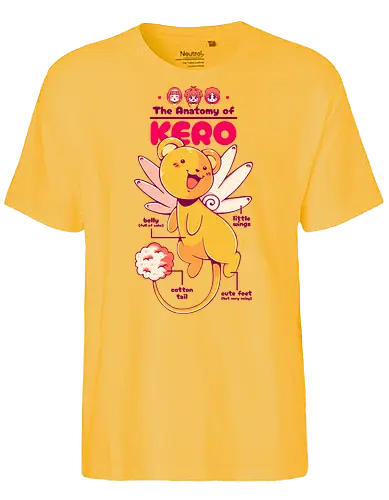 THE ANATOMY OF KERO - anime, manga, fanart, cute, kawaii, kero, sakura card captor, card captor sakura, clamp - Fairtrade T-Shirt