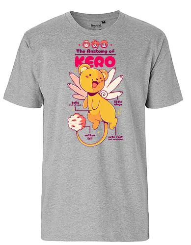 THE ANATOMY OF KERO - anime, manga, fanart, cute, kawaii, kero, sakura card captor, card captor sakura, clamp - Fairtrade T-Shirt