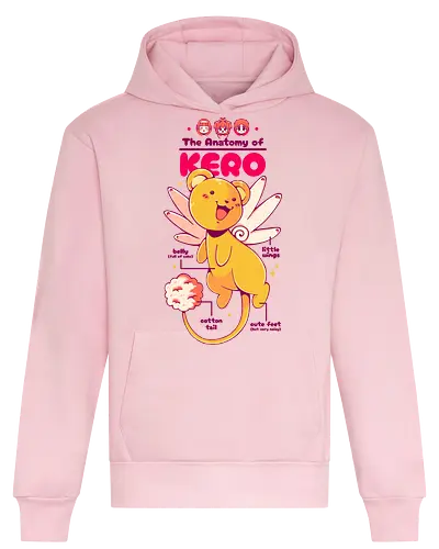 THE ANATOMY OF KERO - anime, manga, fanart, cute, kawaii, kero, sakura card captor, card captor sakura, clamp - Heavyweight Hoodie
