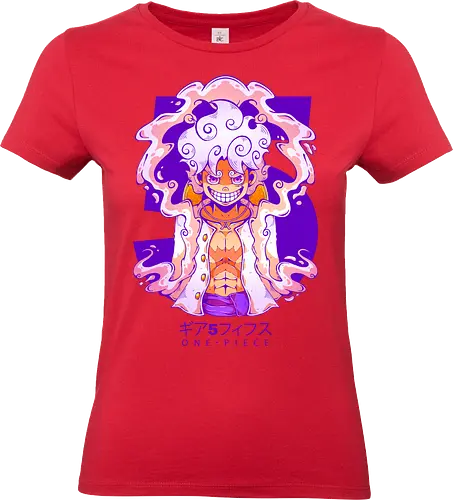 GEAR V - Pirate, pirate, Pirate, anime, manga, joy boy, gear v, gear five, fanart - Standard T-Shirt (Frauen)