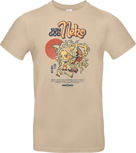 Sun God Neko on White 2