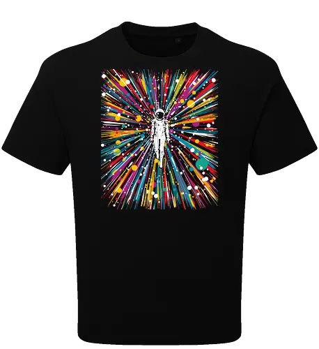 High speed state of consciousness - cosmonaut, astronaut, psychedelic, colorfull, space - Oversize T-Shirt