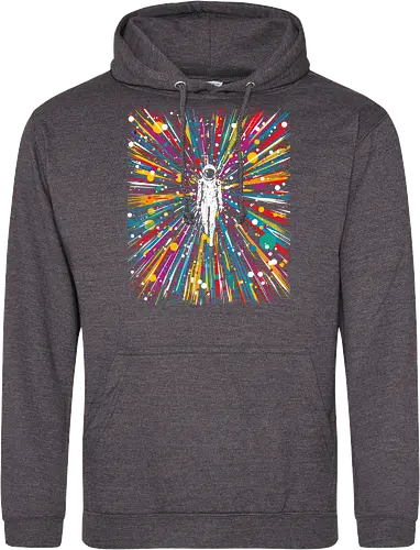 High speed state of consciousness - cosmonaut, astronaut, psychedelic, colorfull, space - Standard Hoodie