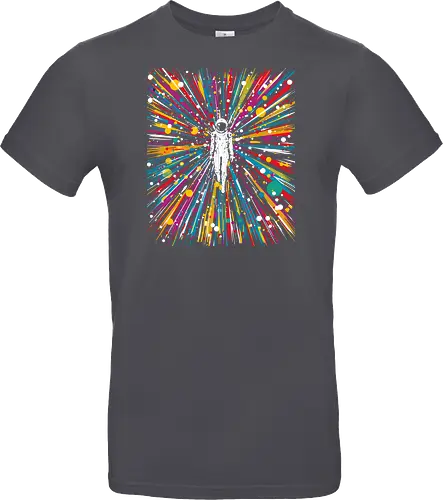 High speed state of consciousness - cosmonaut, astronaut, psychedelic, colorfull, space - Standard T-Shirt