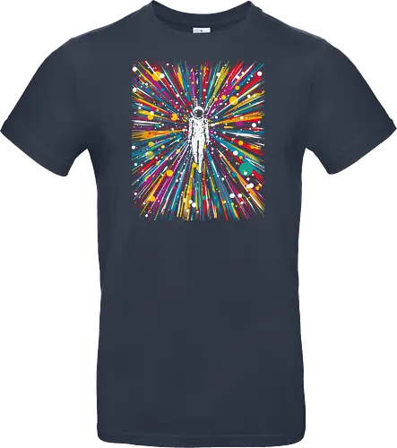 High speed state of consciousness - cosmonaut, astronaut, psychedelic, colorfull, space - Standard T-Shirt