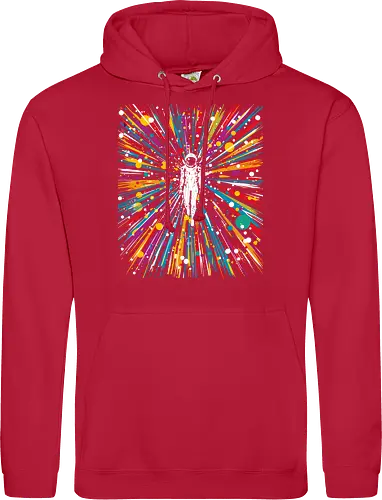 High speed state of consciousness - cosmonaut, astronaut, psychedelic, colorfull, space - Standard Hoodie