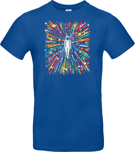 High speed state of consciousness - cosmonaut, astronaut, psychedelic, colorfull, space - Standard T-Shirt