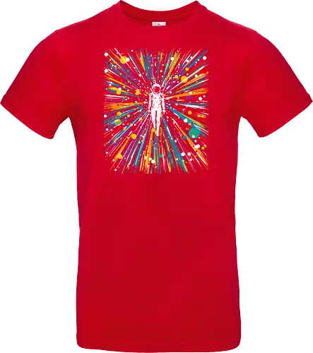 High speed state of consciousness - cosmonaut, astronaut, psychedelic, colorfull, space - Standard T-Shirt