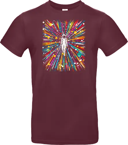 High speed state of consciousness - cosmonaut, astronaut, psychedelic, colorfull, space - Standard T-Shirt