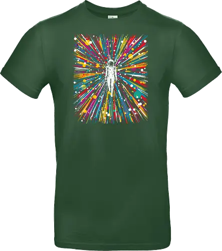 High speed state of consciousness - cosmonaut, astronaut, psychedelic, colorfull, space - Standard T-Shirt