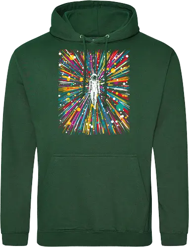 High speed state of consciousness - cosmonaut, astronaut, psychedelic, colorfull, space - Standard Hoodie
