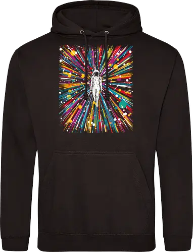 High speed state of consciousness - cosmonaut, astronaut, psychedelic, colorfull, space - Standard Hoodie