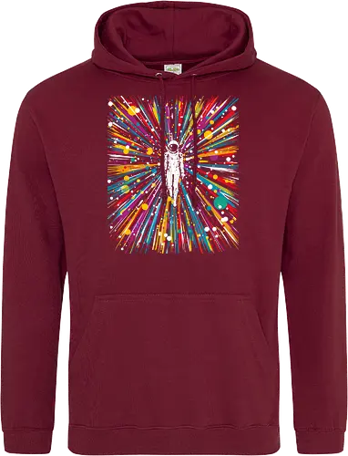 High speed state of consciousness - cosmonaut, astronaut, psychedelic, colorfull, space - Standard Hoodie