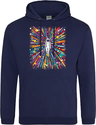 High speed state of consciousness - cosmonaut, astronaut, psychedelic, colorfull, space - Standard Hoodie