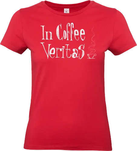 In coffee veritas - coffee, drinks, typography - Standard T-Shirt (Frauen)