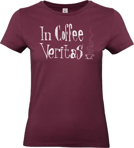 In coffee veritas - coffee, drinks, typography - Standard T-Shirt (Frauen)