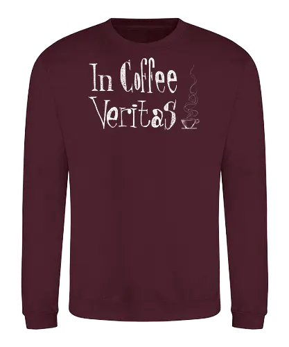 In coffee veritas - coffee, drinks, typography - Sweatshirt