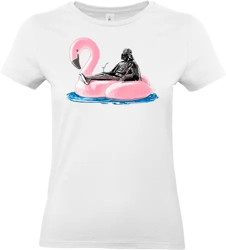 Dark side of the swimming pool - summer, cool, fun, meme, scifi, pop culture, movie mash up - Standard T-Shirt (Frauen)