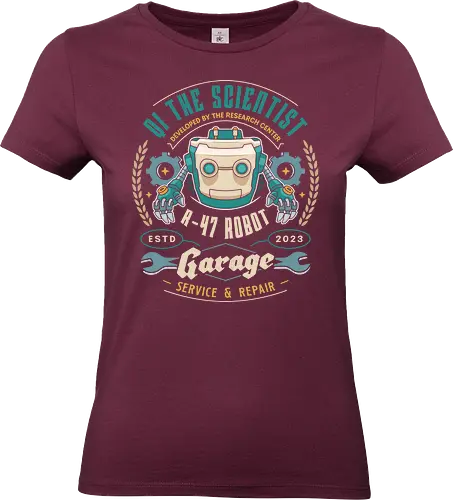 Qi R 47 Garage Emblem - my time at sandrock, my time at portia, my time at evershine, indie game, gaming, gamer, video games, fang, farming simulator, rpg, adventure, harvest, sand, wild yakmel, hazardous ruins - Standard T-Shirt (Frauen)