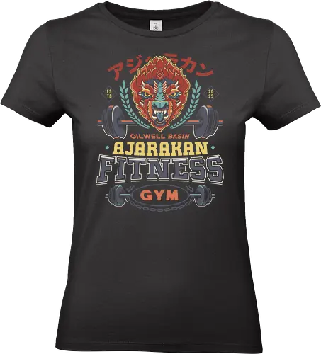 Ajarakan Fitness Emblem - pukei pukei, monster, monster world, gamer, gaming, video games, iceborne, palico, wyvern, felyne, monster rise, monster wilds, paolumu, hunter, fitness, gym - Standard T-Shirt (Frauen)