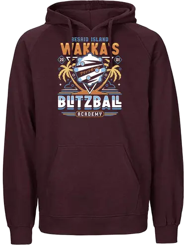Wakka Blitzball Academy - final 9, final 7, final ix, quina quen, Cactus, Kupo, Kweh, final xiv, ff14, Cloud, Villain, video game, fat chocobo, vivi ornitier, black mage, fantasy, zanarkand, blitzball - Fairtrade Hoodie