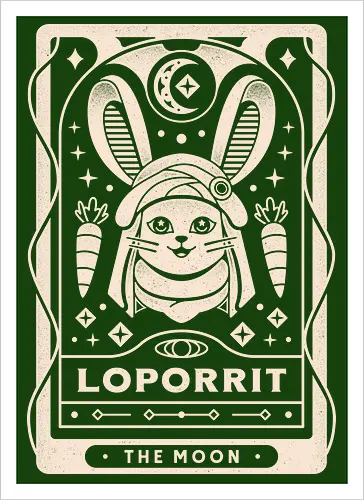 Loporrit Vintage Tarot Card