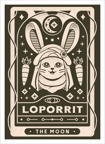 Loporrit Vintage Tarot Card