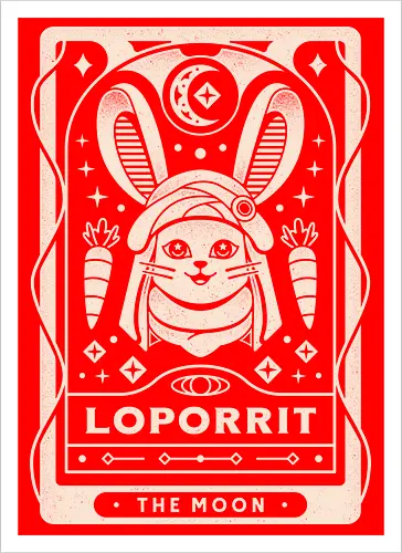 Loporrit Vintage Tarot Card
