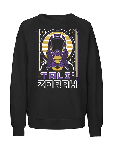 Tali Zorah Aesthetic - mass effect, n7, commander shepard, spectre, ssv normandy, video game, gaming, gamer, urdnot wrex, mordin solus, jaal ama darav, liara t soni, systems alliance, garrus vakarian, tali zorah - Fairtrade Sweatshirt