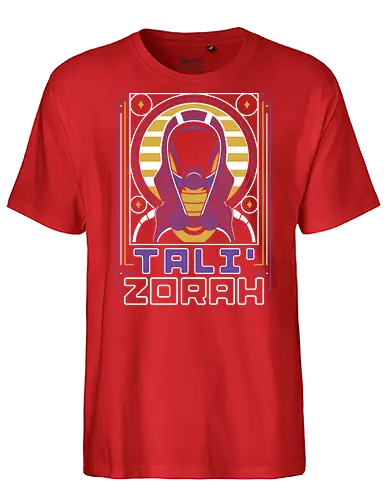 Tali Zorah Aesthetic - mass effect, n7, commander shepard, spectre, ssv normandy, video game, gaming, gamer, urdnot wrex, mordin solus, jaal ama darav, liara t soni, systems alliance, garrus vakarian, tali zorah - Fairtrade T-Shirt