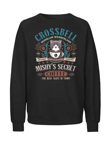 Mishelam Wonderland Coffee - trails to azure, tio plato, mishy, legend heroes, crossbell, bracer guild, thors military academy, trails from zero, ramen, noodles, trails into reverie, trails of cold steel, gamer, gaming, video game - Fairtrade Sweatshirt