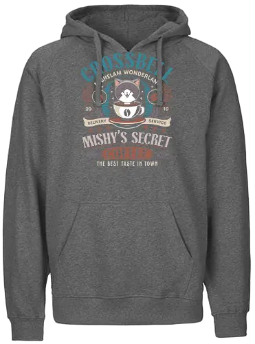 Mishelam Wonderland Coffee - trails to azure, tio plato, mishy, legend heroes, crossbell, bracer guild, thors military academy, trails from zero, ramen, noodles, trails into reverie, trails of cold steel, gamer, gaming, video game - Fairtrade Hoodie