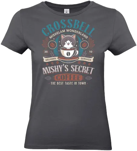 Mishelam Wonderland Coffee - trails to azure, tio plato, mishy, legend heroes, crossbell, bracer guild, thors military academy, trails from zero, ramen, noodles, trails into reverie, trails of cold steel, gamer, gaming, video game - Standard T-Shirt (Frauen)