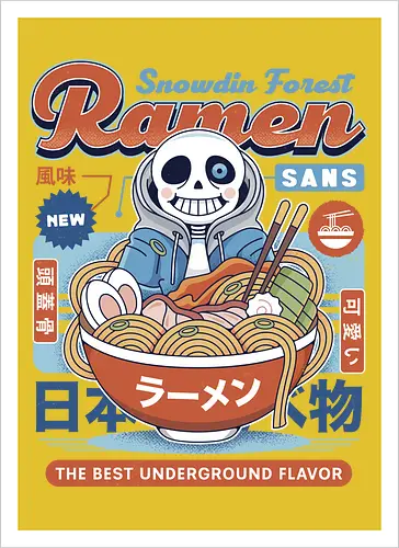 Snowdin Forest Ramen Vintage