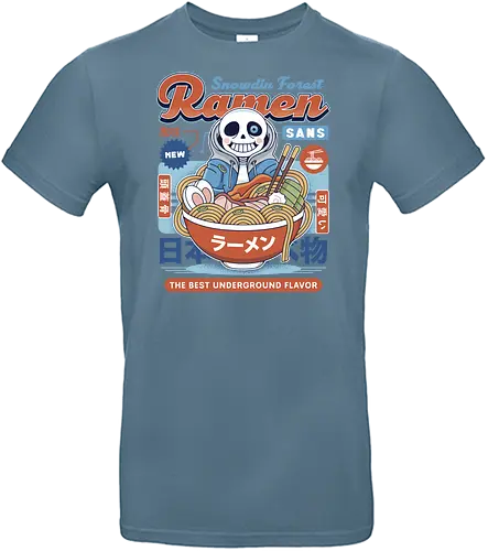 Snowdin Forest Ramen Vintage - flowey, mettaton, gamer, papyrus, toriel, asgore, Tale, deltarune, muffet, sans, spider cider, indie game, video game, gaming, rpg - Standard T-Shirt
