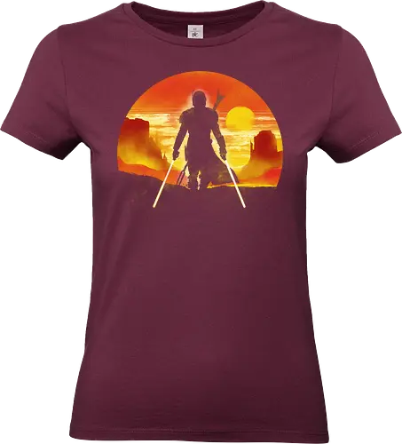 The Bounty Hunter knight - pop culture, bounty hunter, scifi, science fiction movie, tv show, television - Standard T-Shirt (Frauen)