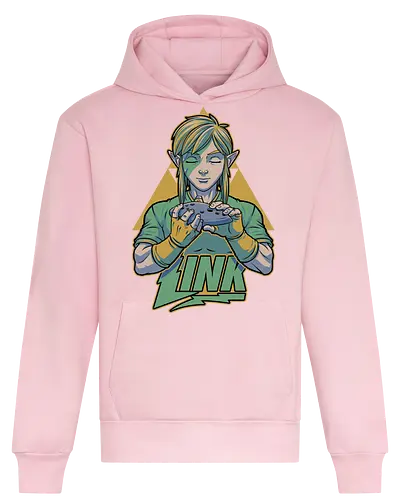Glam Rock Elf - video game, rpg, fantasy adventure, elf, classic, music, rock and roll, ocarina - Heavyweight Hoodie