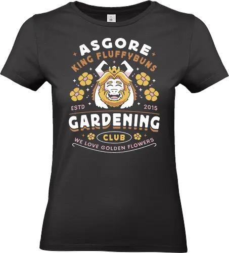 Asgore Gardening Club - Tale, deltarune, muffet, sans, spider cider, indie game, video game, gaming, rpg, flowey, mettaton, gamer, papyrus, toriel, asgore - Standard T-Shirt (Frauen)