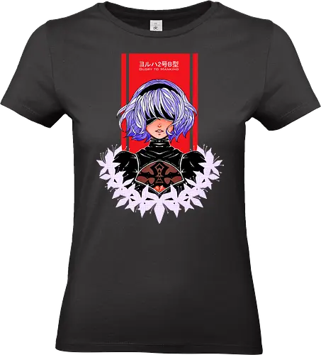2B - Automata, anier automata, 2b, gaming, anime, geek, freak, video game - Standard T-Shirt (Frauen)