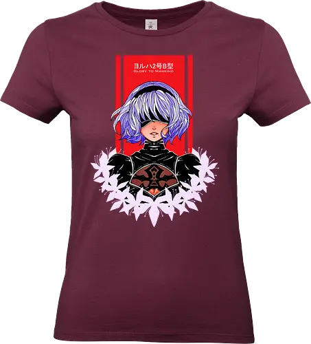 2B - Automata, anier automata, 2b, gaming, anime, geek, freak, video game - Standard T-Shirt (Frauen)