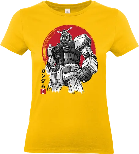Gundam sumi e - anime, manga, japan, japanese art, robots, sumi e, gundam, voltron - Standard T-Shirt (Frauen)
