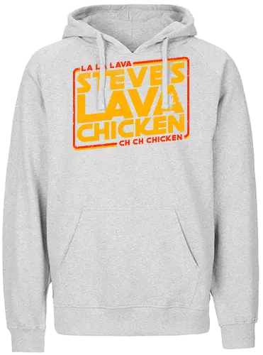Steves Lava Chicken - Steves Lava Chicken, lava chicken, hot, spicy, miners, steve, jack black, chicken jockey - Fairtrade Hoodie