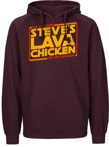 Steves Lava Chicken - Steves Lava Chicken, lava chicken, hot, spicy, miners, steve, jack black, chicken jockey - Fairtrade Hoodie