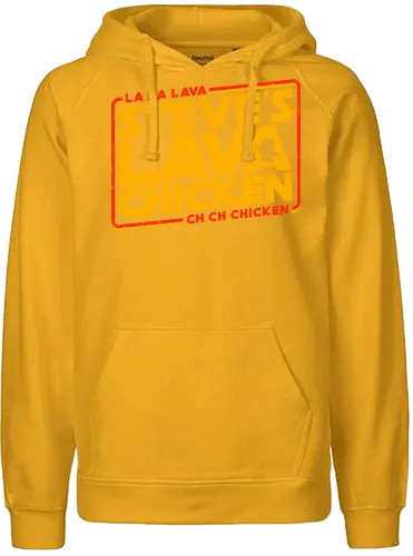 Steves Lava Chicken - Steves Lava Chicken, lava chicken, hot, spicy, miners, steve, jack black, chicken jockey - Fairtrade Hoodie