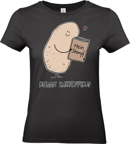 Dumme Kartoffeln - Mein Stampf - Kartoffeln, Rechtsextremismus, Mein Stampf, Menze, Cartoostrophal, gegen Rechts, Antifaschismus - Standard T-Shirt (Frauen)