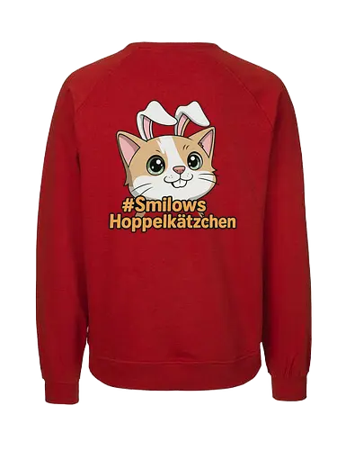 #Hoppelkätzchen - Twitch, Streamer, Katze, Smilow - Fairtrade Sweatshirt