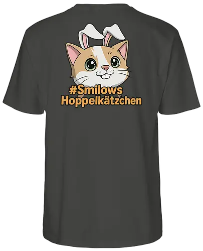 #Hoppelkätzchen - Twitch, Streamer, Katze, Smilow - Fairtrade T-Shirt